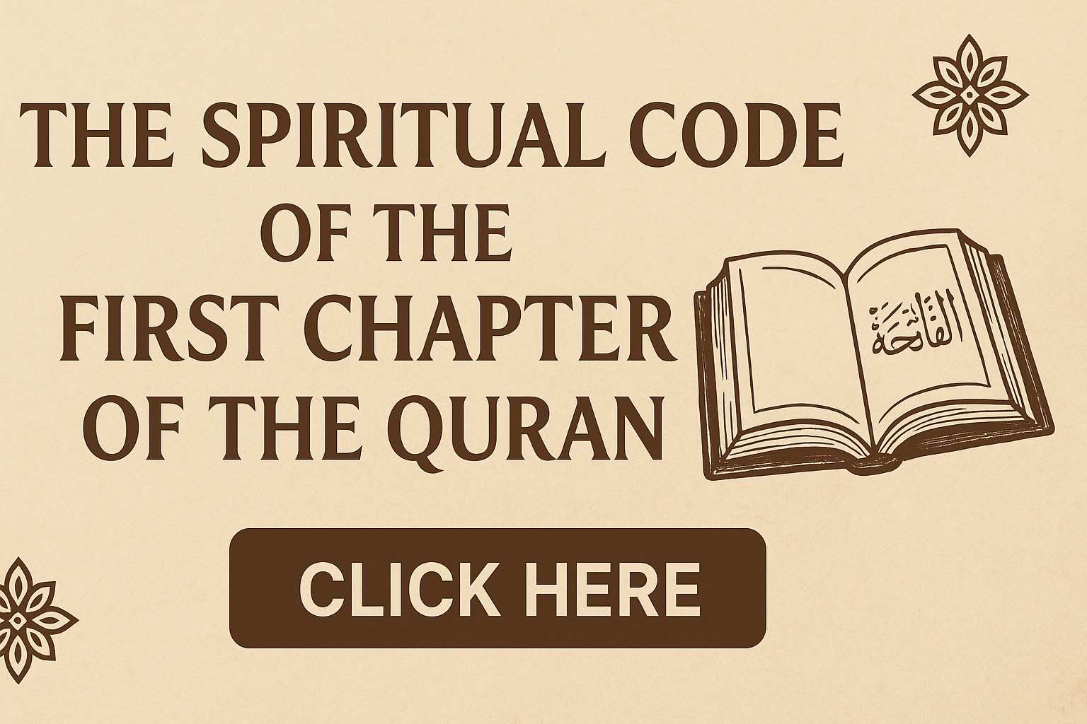 Spiritual Code Of First Chapter of Quran.