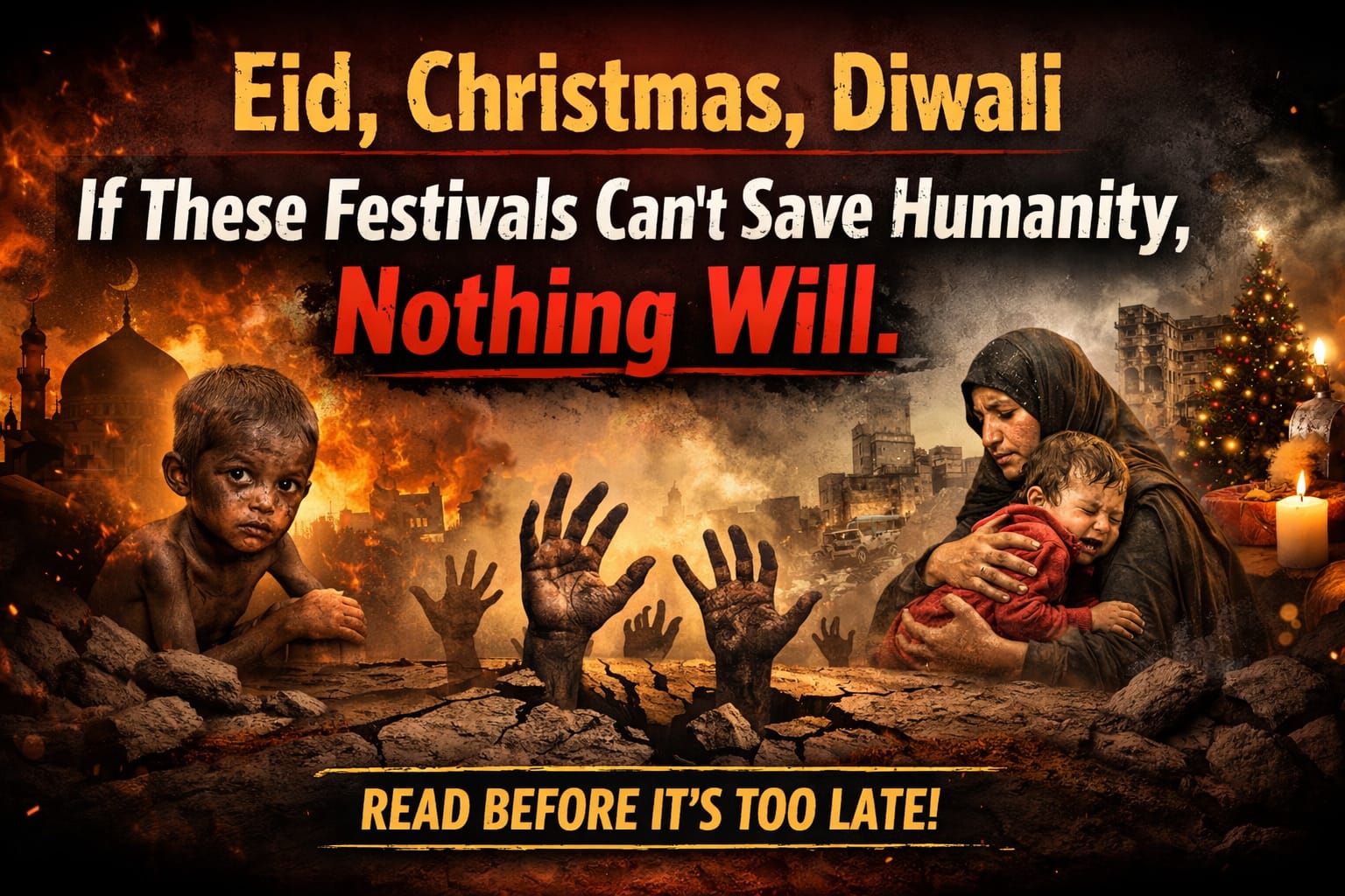 “Eid, Christmas, Diwali — If These Festivals Can’t Save Humanity, Nothing Will.”