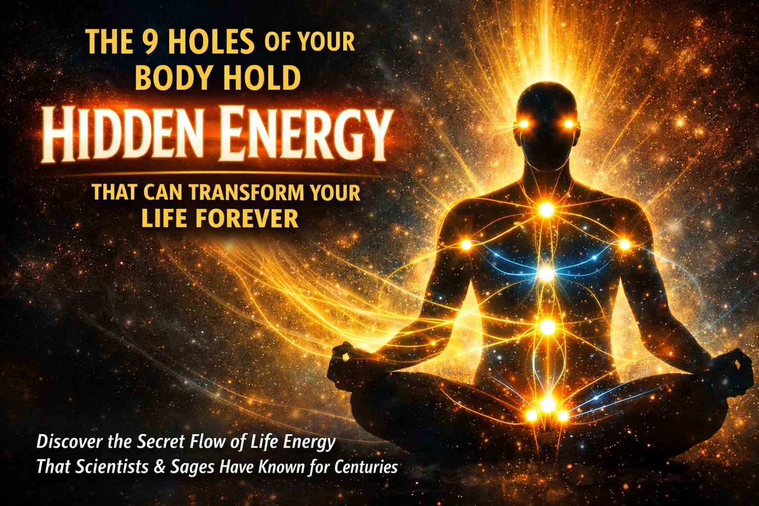 “The 9 Holes of Your Body Hold the Secret Energy That Can Change Humanity Forever.