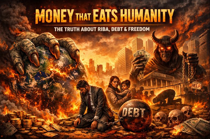 “Money That Eats Humanity: The Truth About Riba, Debt, and Freedom”