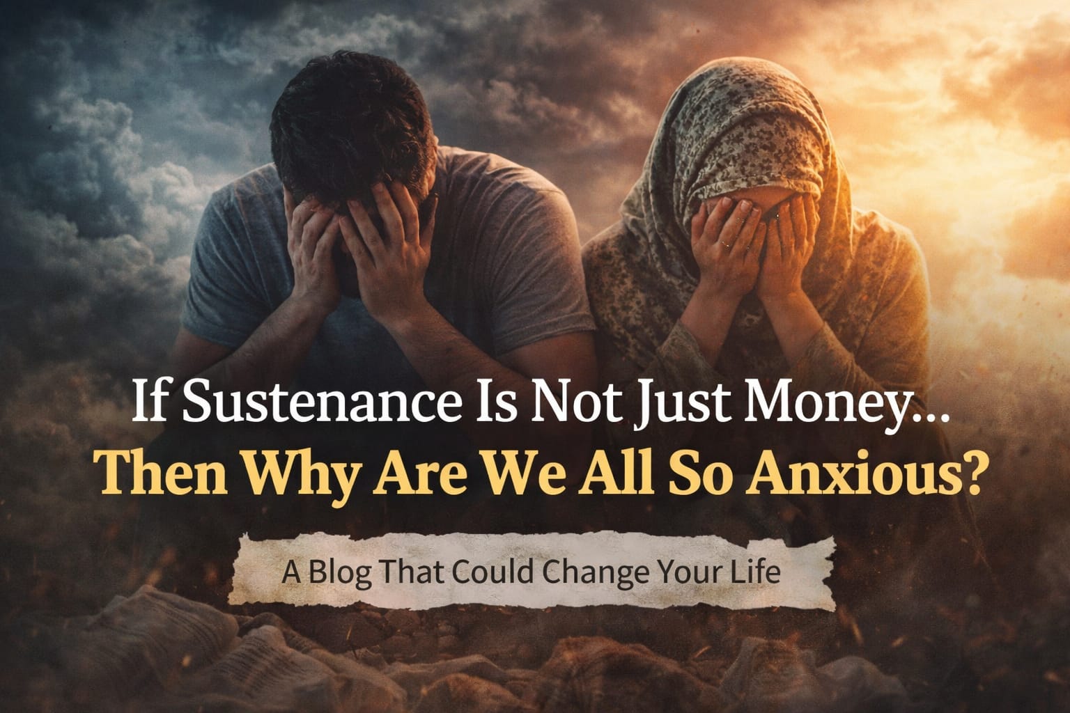 “If Sustenance Is Not Just Money… Then Why Are We All So Anxious?”