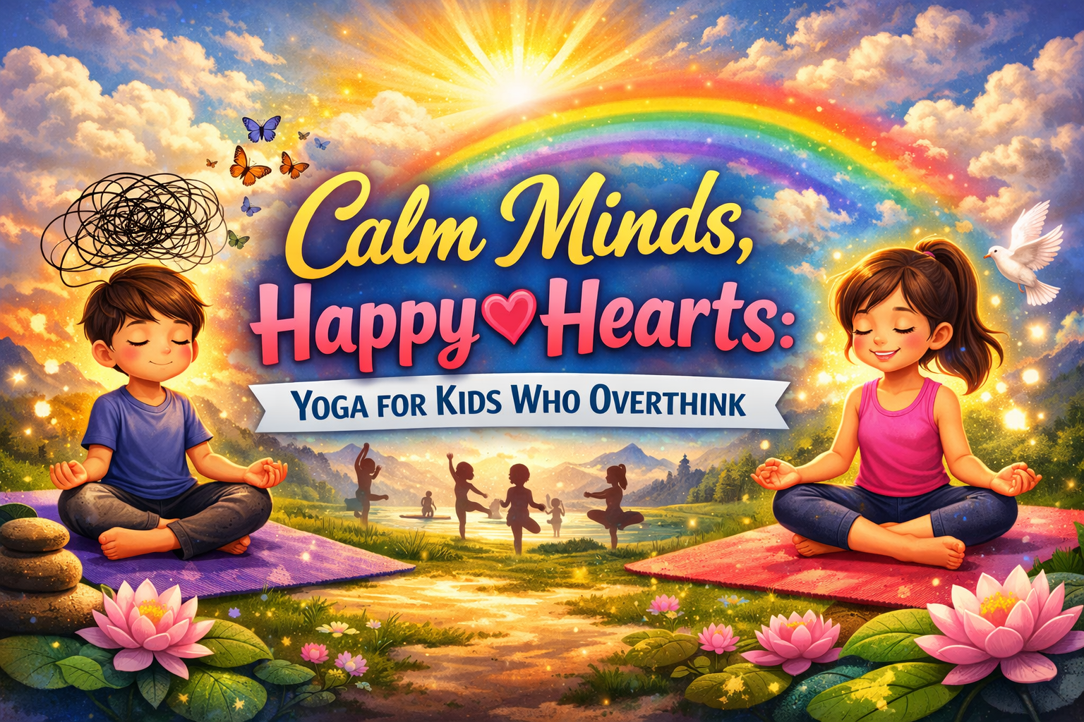 Calm Minds, Happy Hearts: Yoga for Kids Who Overthink