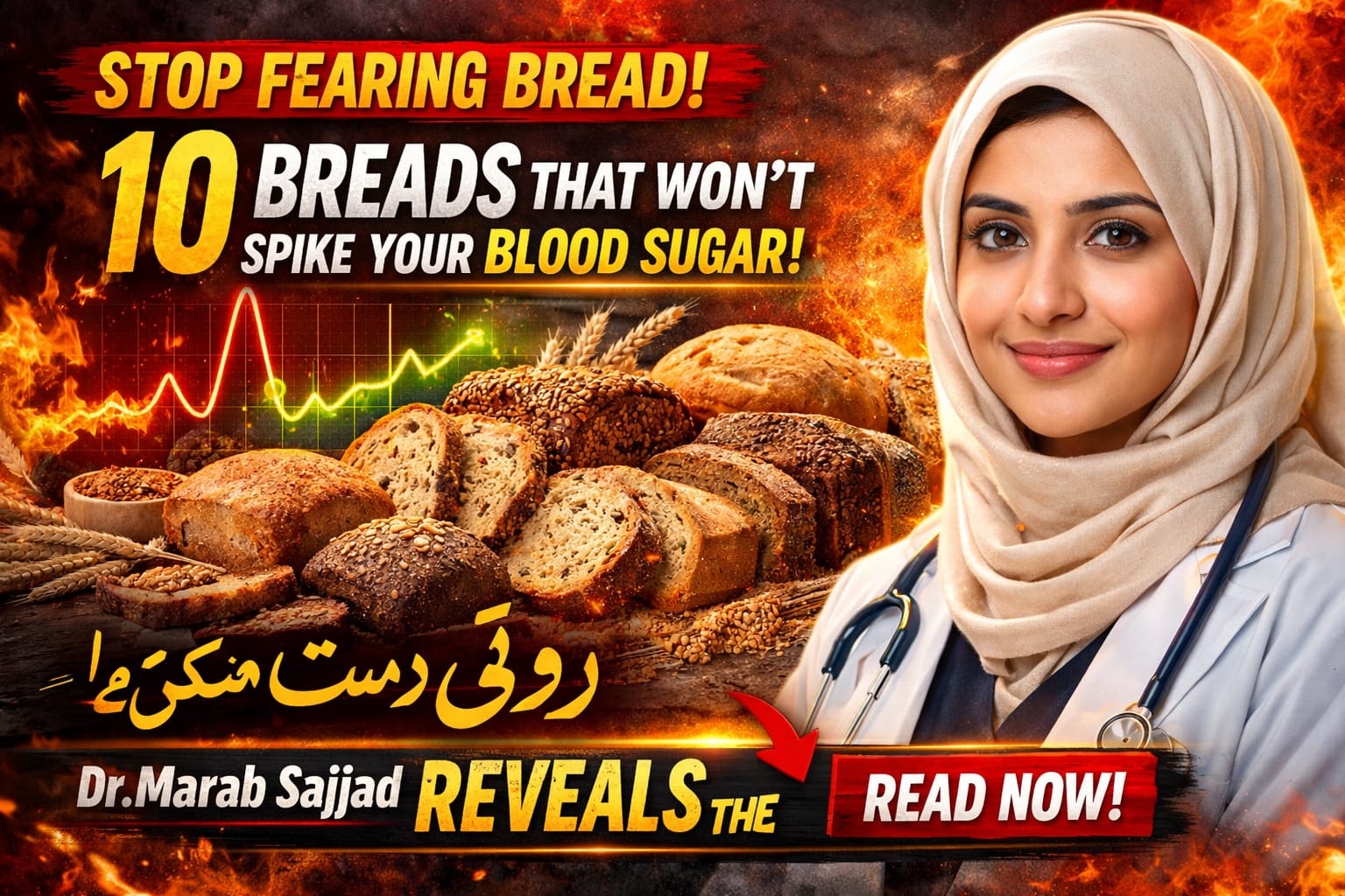 “Millions Eat Bread Wrong Every Day – Doctor Marab Sajjad Shares the 10 Healthiest Options”