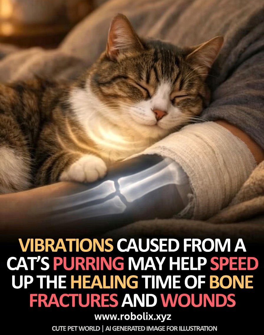 “The Healing Power of a Cat’s Purr: Can Feline Vibrations Speed Up Recovery?”