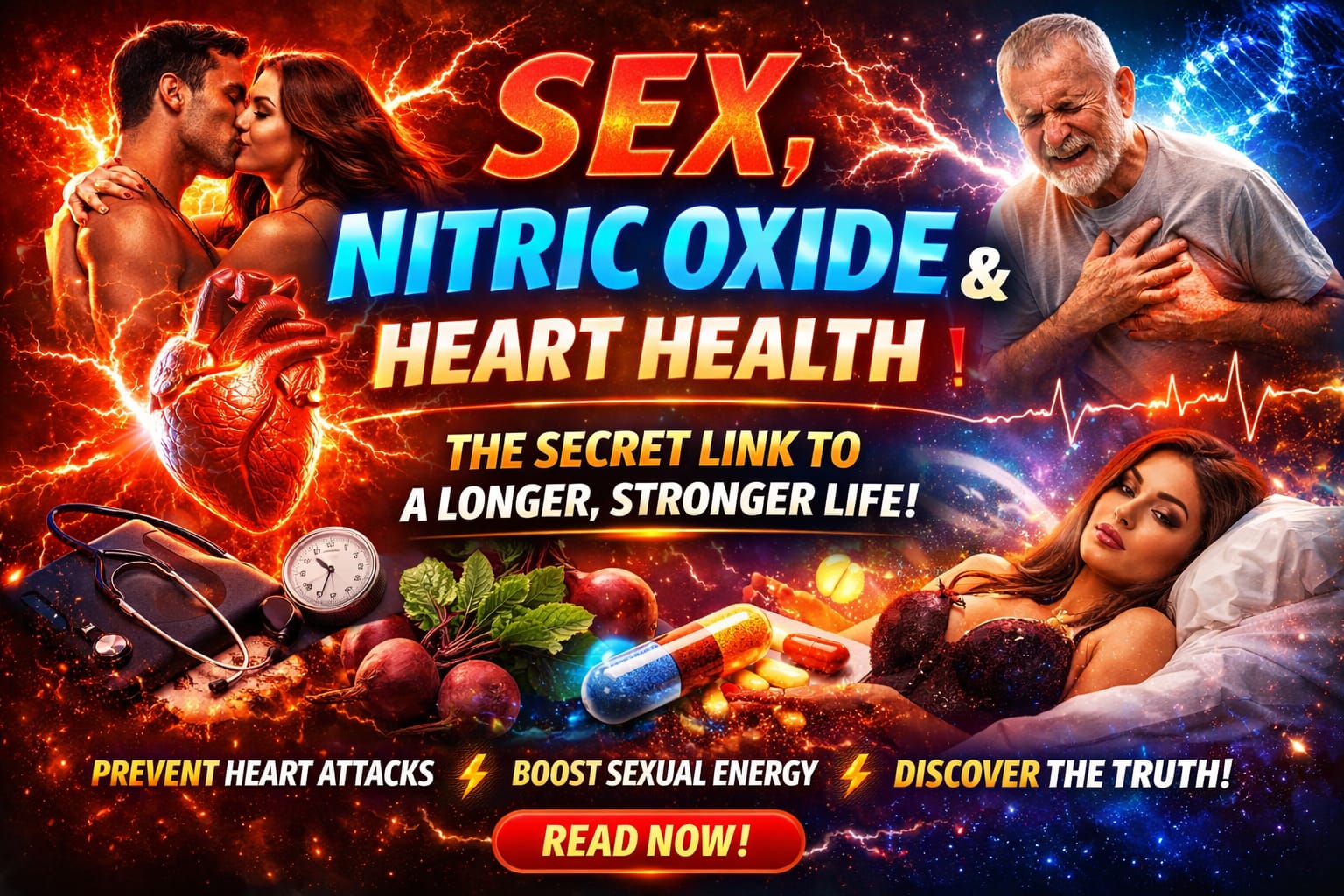 Nitric Oxide: The Tiny Molecule Controlling Your Sex Life and Your Heart
