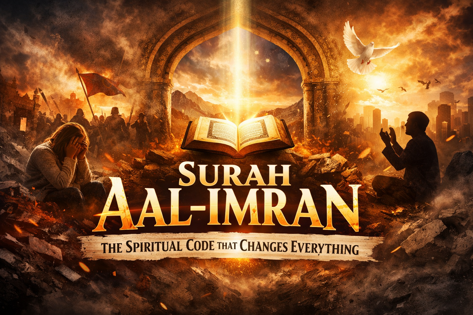 “Surah Aal-Imran: The Spiritual Code That Will Change How You See Pain, Failure, and Life Forever”