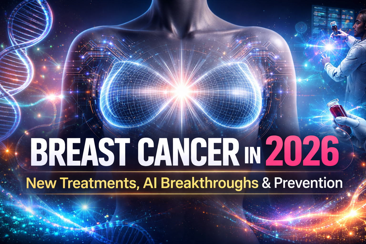 “Breast Cancer in 2026: New Treatments, AI Breakthroughs, and a Complete Prevention Guide”.DR.MARAB SAJJAD