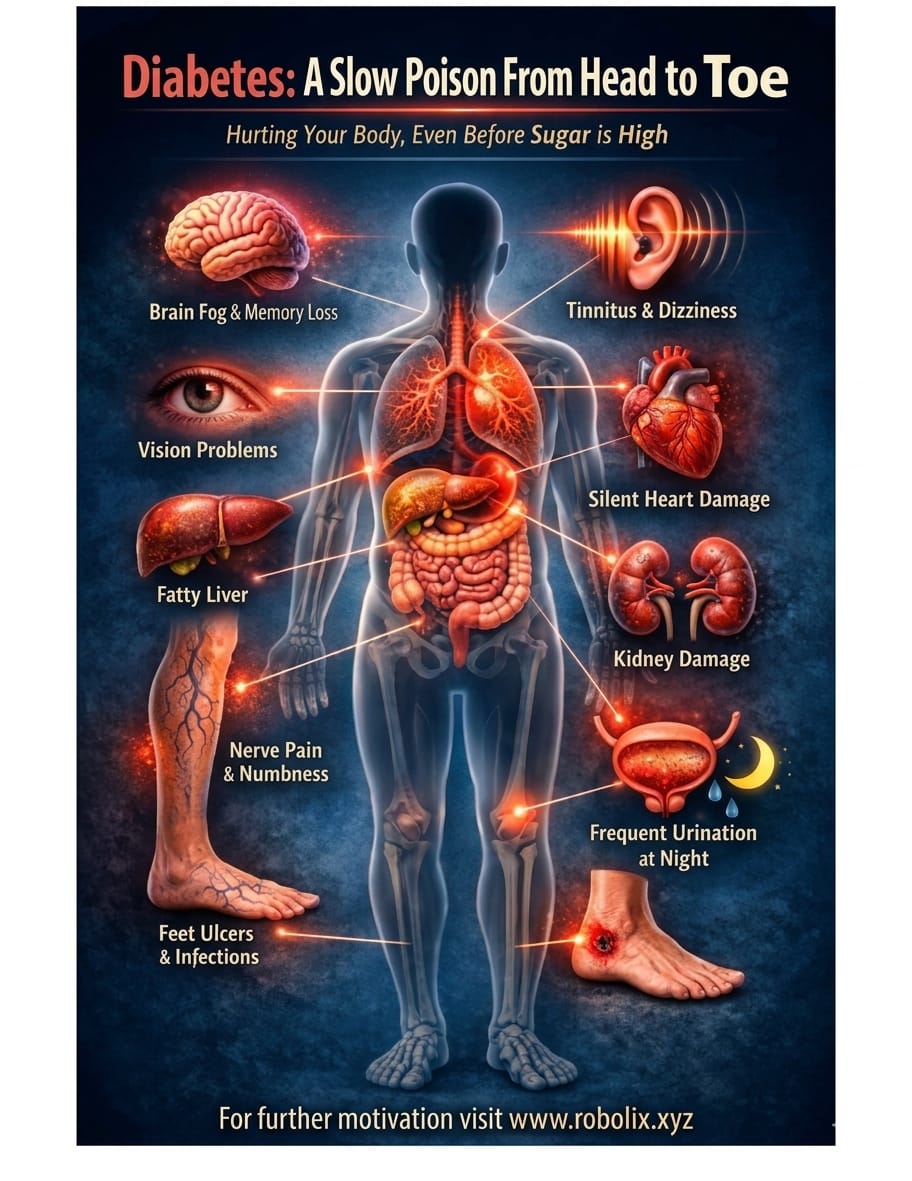 Diabetes Is Silent: The Complete Guide to Control, Reverse, and Protect Your Body Naturally